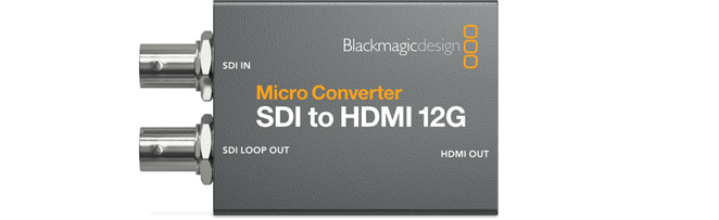 Micro Converter SDI to HDMI 12G wPSU