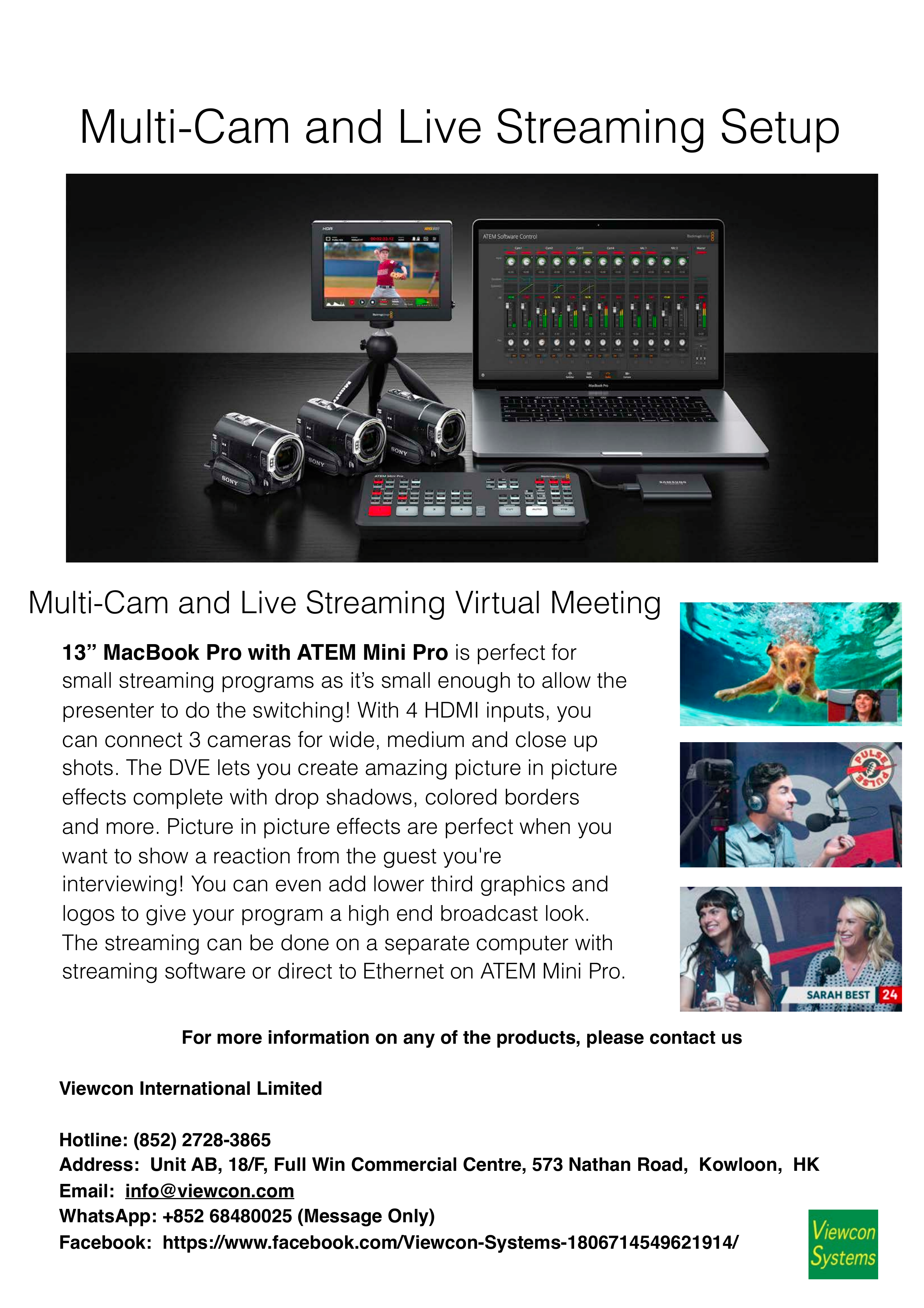 ATEM Mini Pro with MacBook Pro - eDM