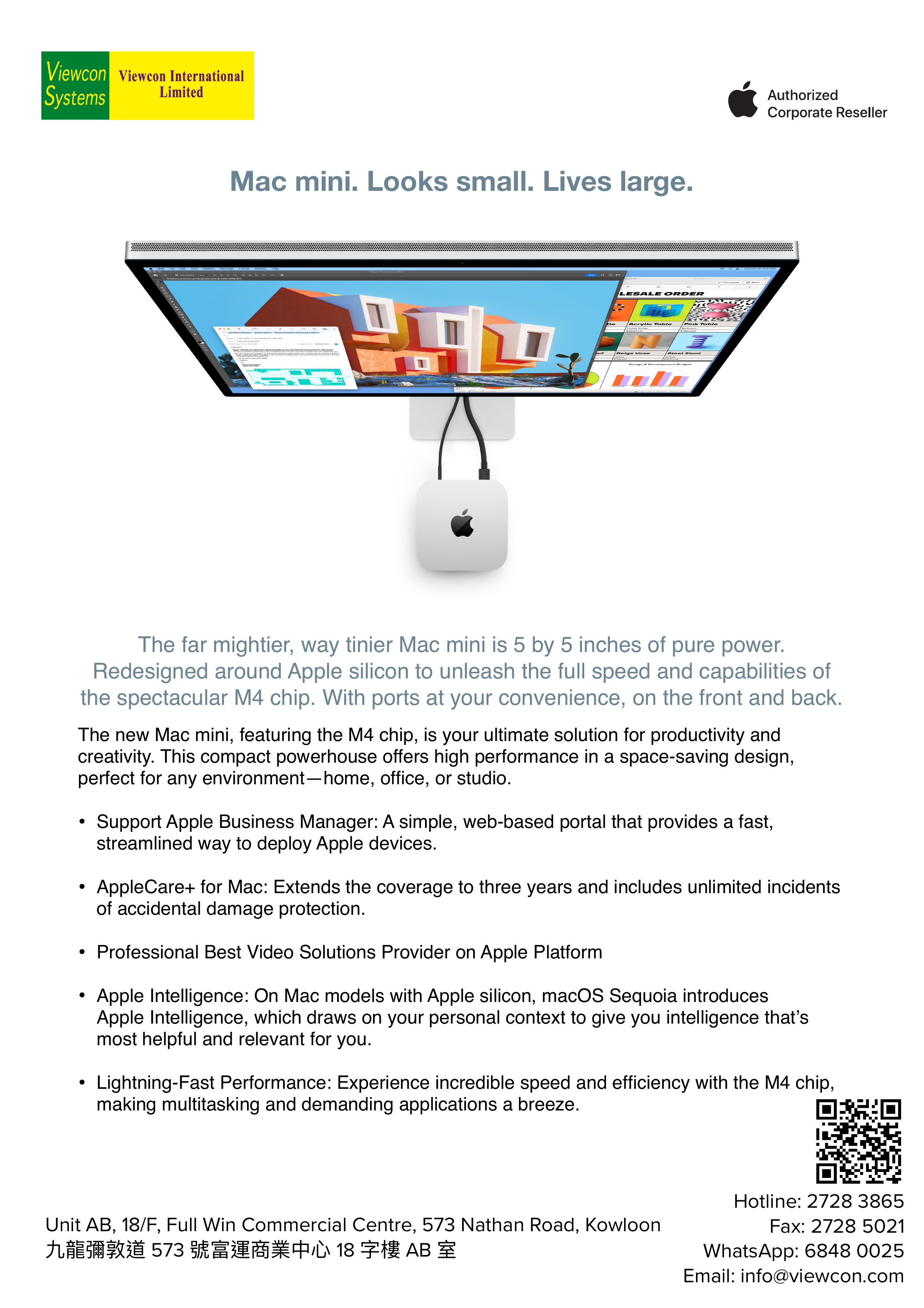 Viewcon New Mac Mini M4 EDM marketing
