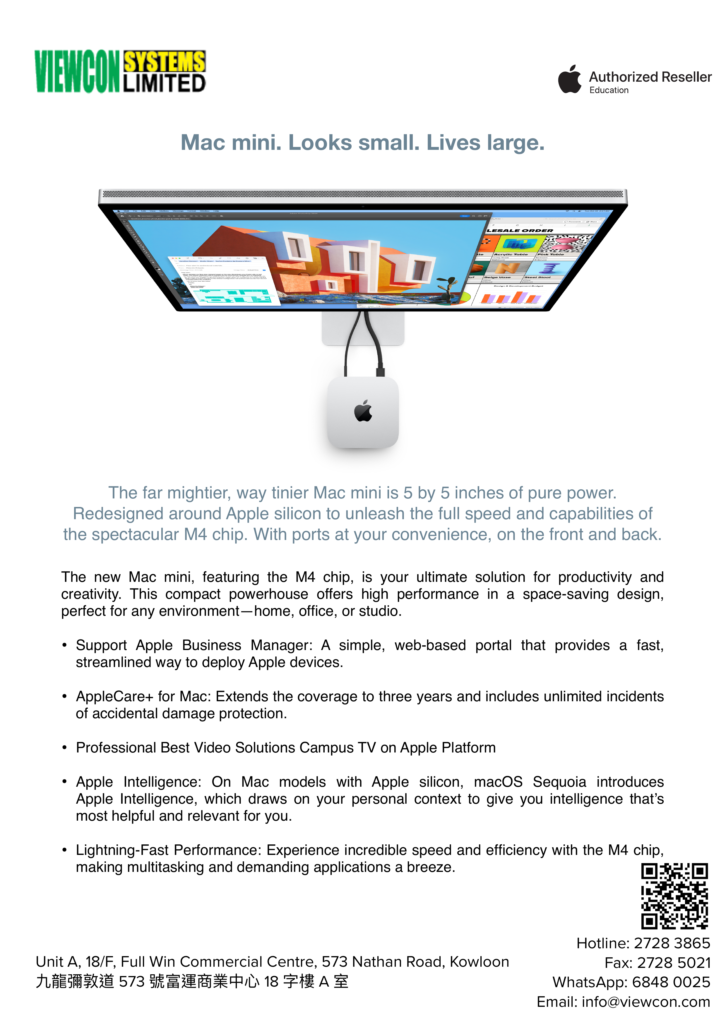 Viewcon New Mac Mini M4 EDM marketing template_Systems_V2