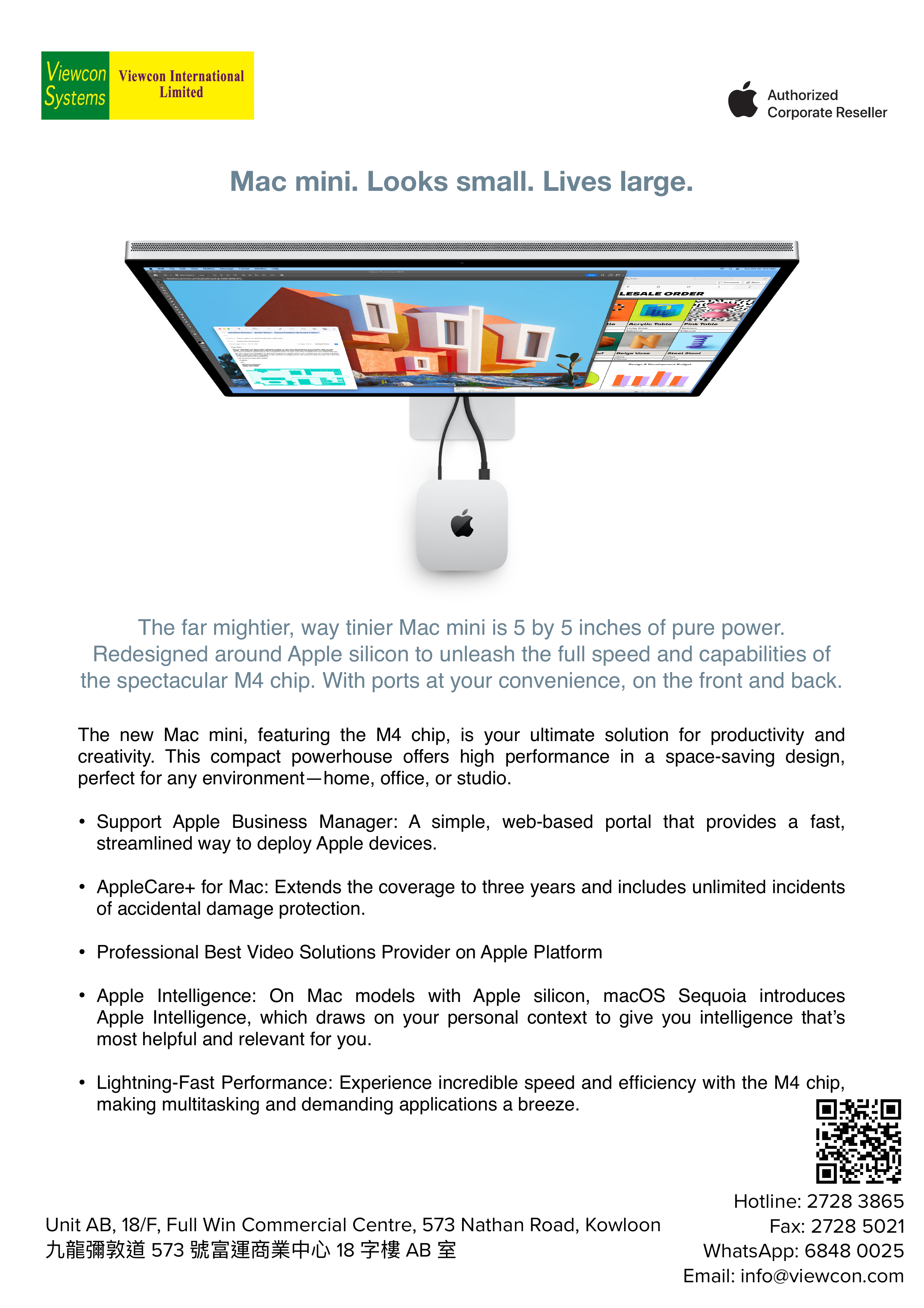 Viewcon New Mac Mini M4 EDM marketing template_V2